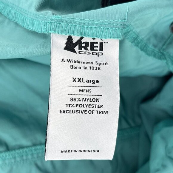 REI Co-Op Shorts Men 2XL Teal Performance Trailmade Amphib Lightweight Gorpcore - Picture 7 of 8